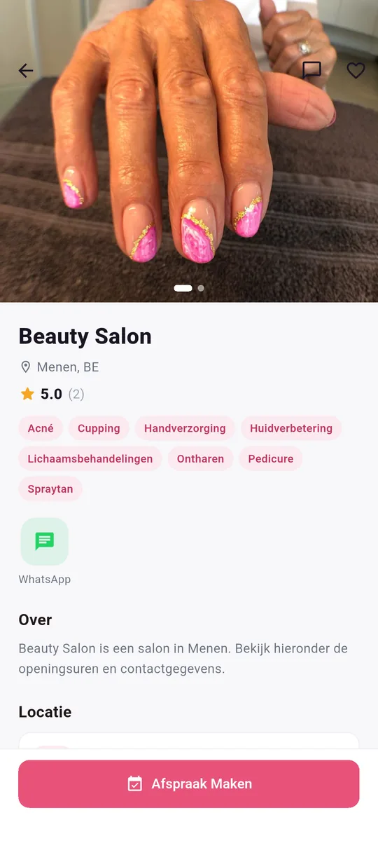 LocalBeautys app — Boeken en beheren, zonder gedoe